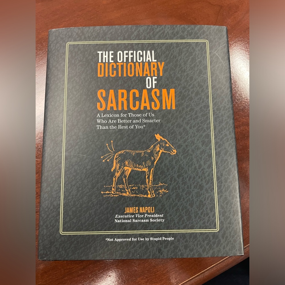 Book - The Official Dictionary of Sarcasm